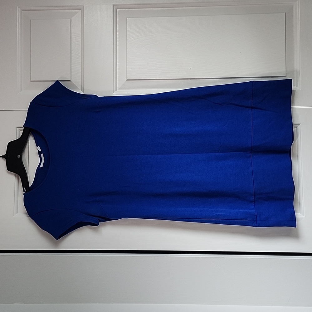 NY&Co blue tshirt style dress